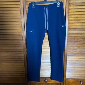 FIGS Zamora Jogger Style Scrub Pants Navy Blue Women TW2000P Small